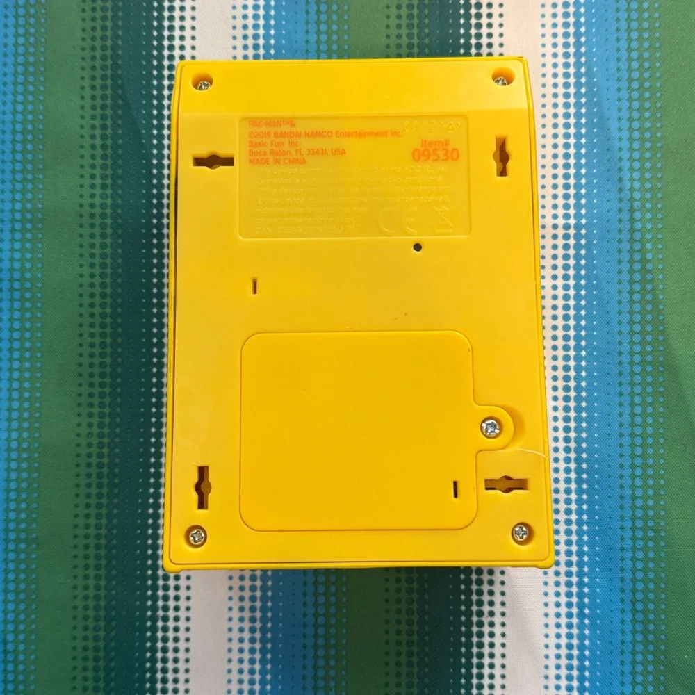 Mini Arcade Game Console - Yellow/Red PAC-MAN